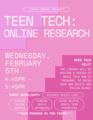 Teen Tech: Online Re